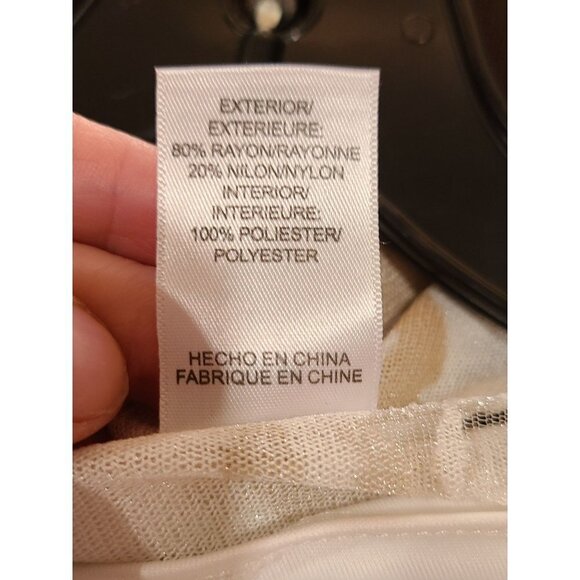 Alfred Dunner Blouse Women's M Leopard Print Dipped Attached Tank Necklace Fall - Picture 6 of 6